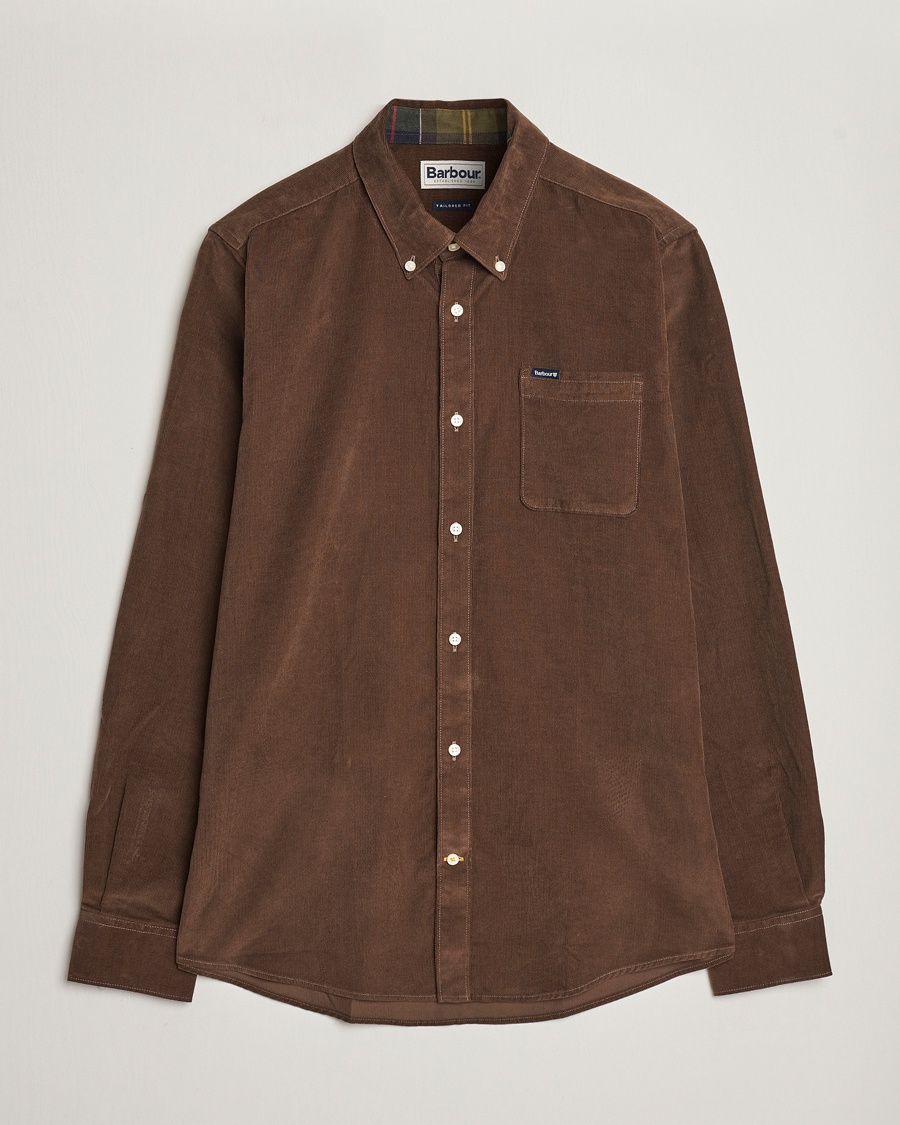 Herr | Barbour Lifestyle | Barbour Lifestyle Ramsey Corduroy Shirt Brown