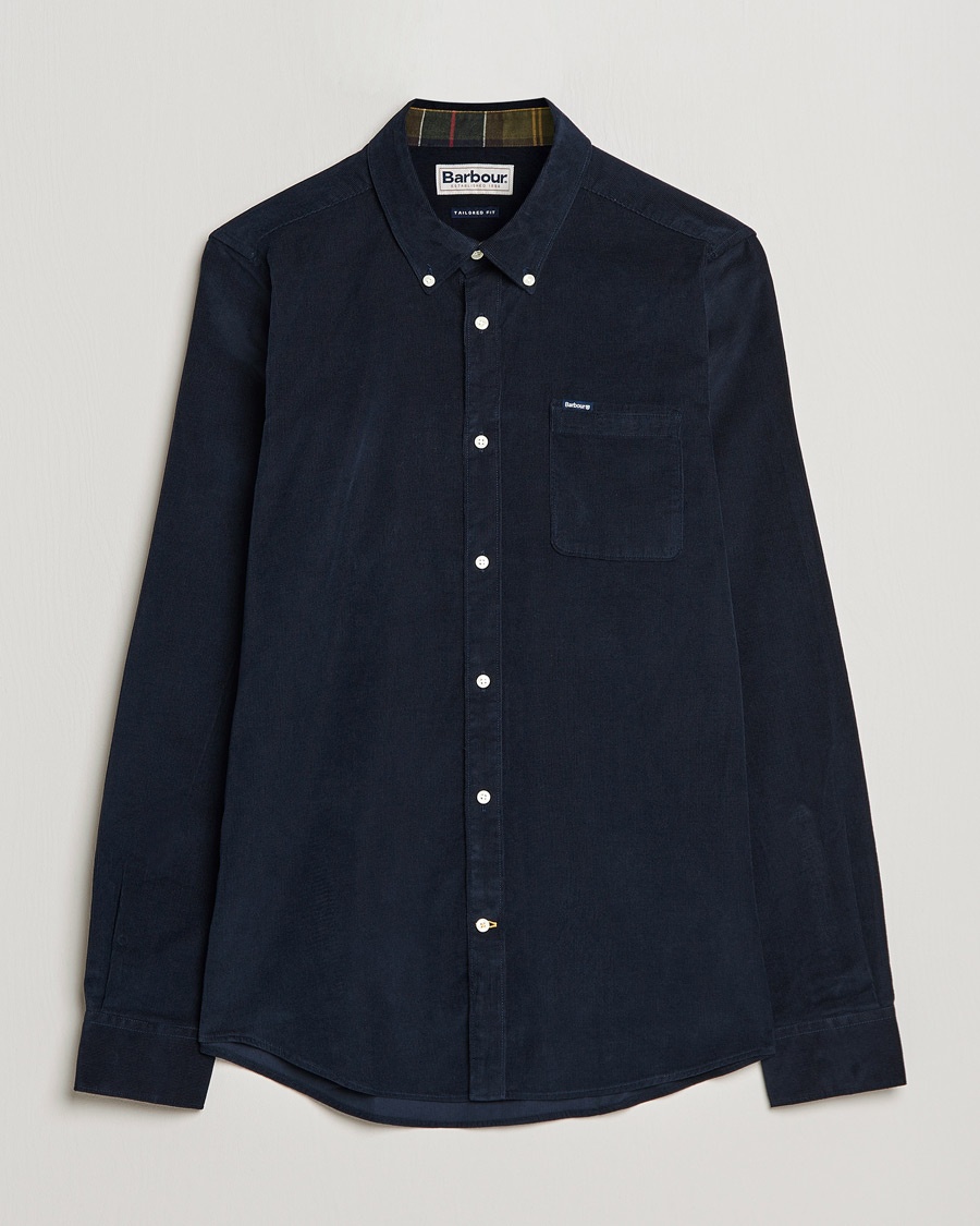 Herr | Barbour Lifestyle | Barbour Lifestyle Ramsey Corduroy Shirt Navy