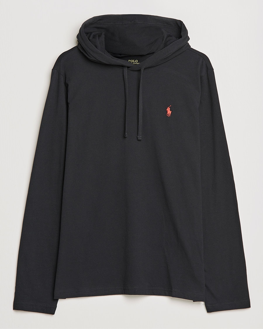 Herr | Polo Ralph Lauren | Polo Ralph Lauren Long Sleeve Hooded T-Shirt Polo Black