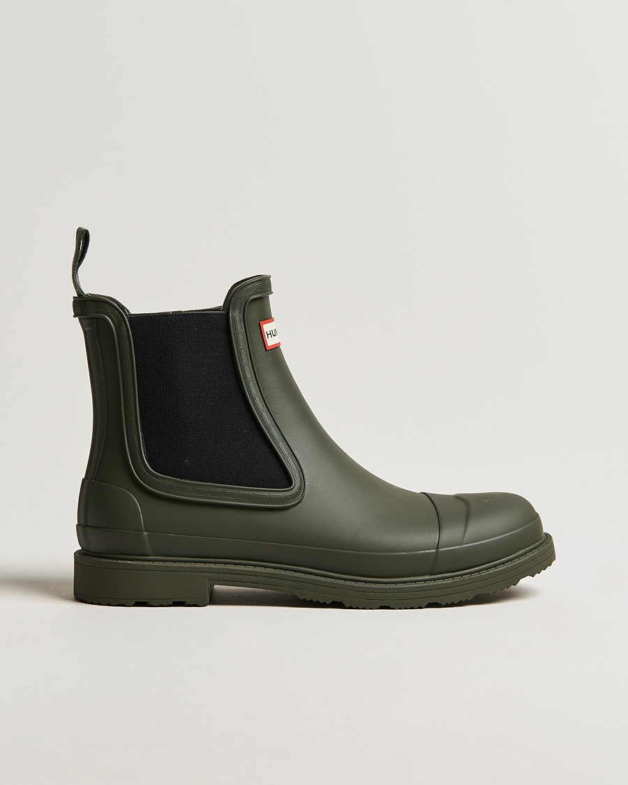 Herr | Hunter Boots | Hunter Boots Commando Chelsea Boot Dark Olive
