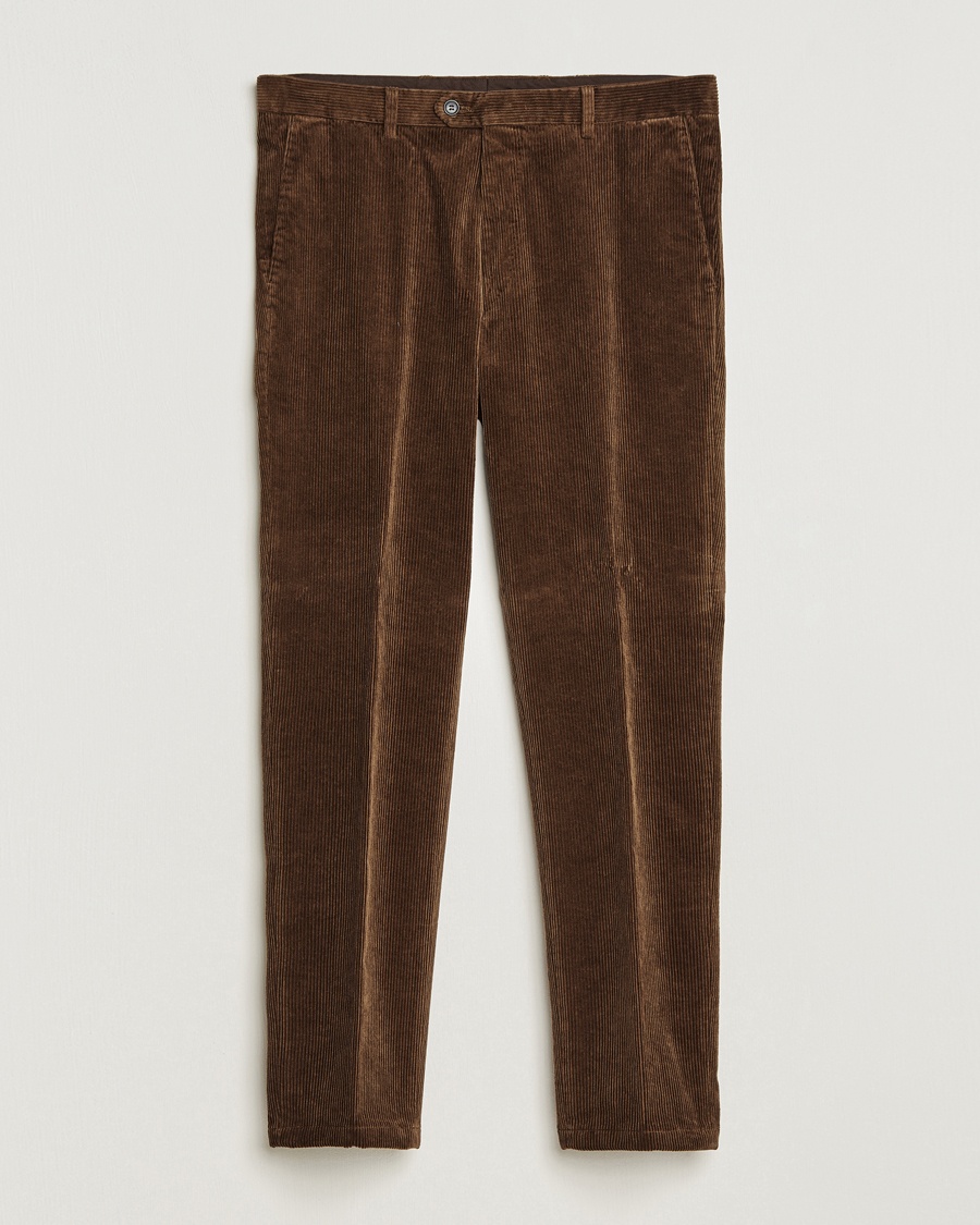Herr | Oscar Jacobson | Oscar Jacobson Denz Corduroy Trousers Camel