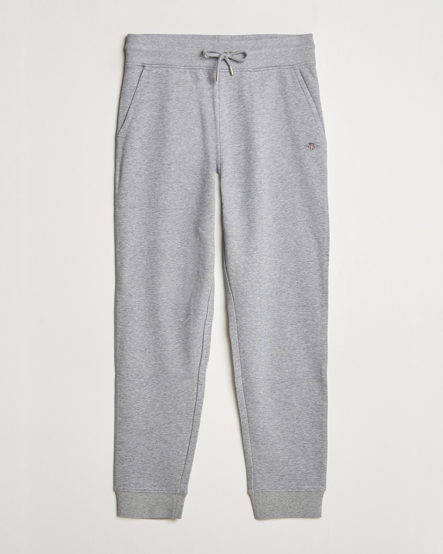 Herr | GANT | GANT Original Sweatpant Grey Melange