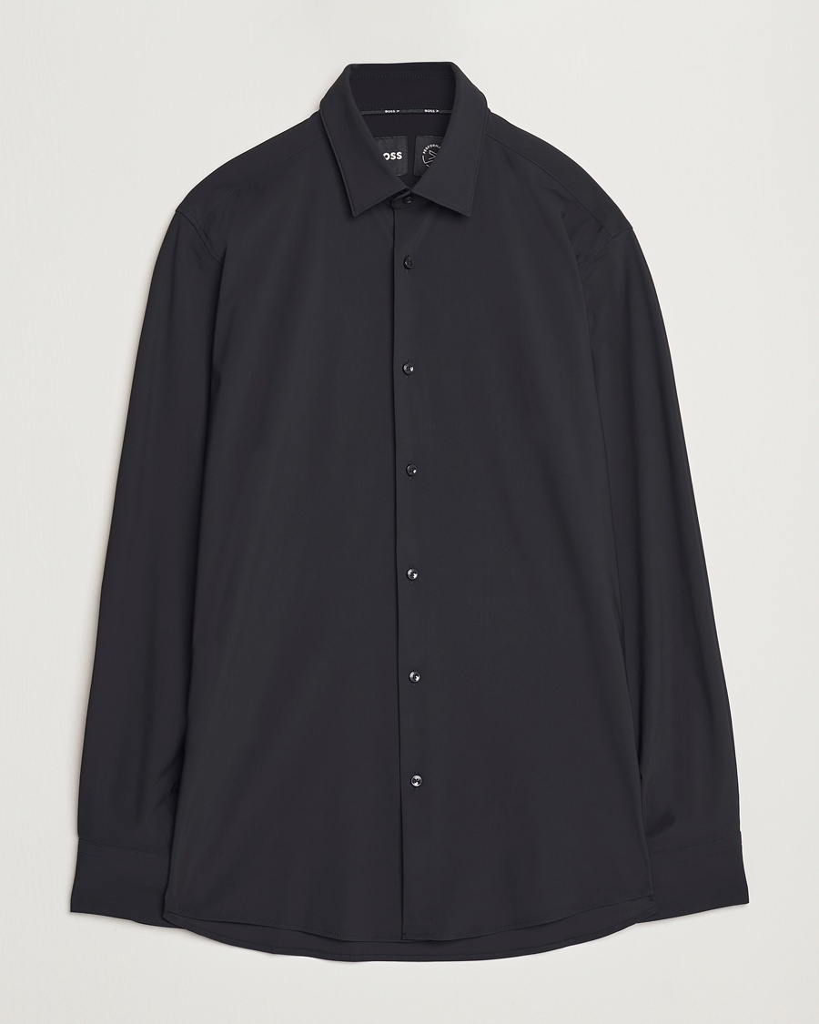 Herr | BOSS BLACK | BOSS BLACK Hank 4-Way Stretch Shirt Black