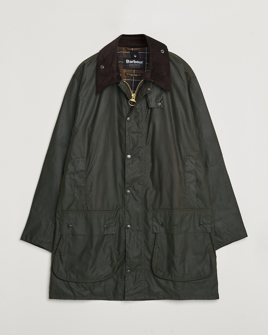 Herr | Barbour Lifestyle | Barbour Lifestyle Border Wax Coat Archive Olive