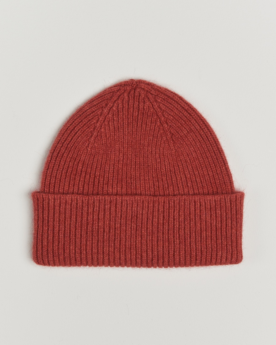 Herr | Le Bonnet | Le Bonnet Lambswool/Caregora Beanie Terra