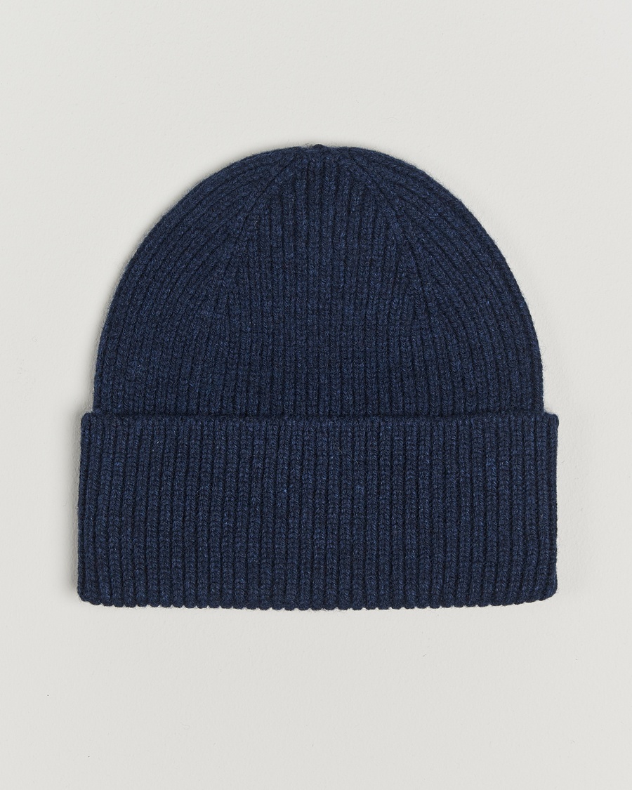 Herr | Colorful Standard | Colorful Standard Merino Wool Beanie Marine Blue