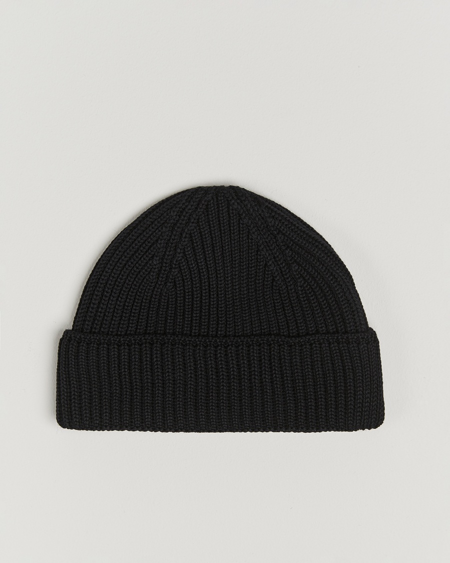 Herr | S.N.S. Herning | S.N.S. Herning Fender Merino Wool Hat Black