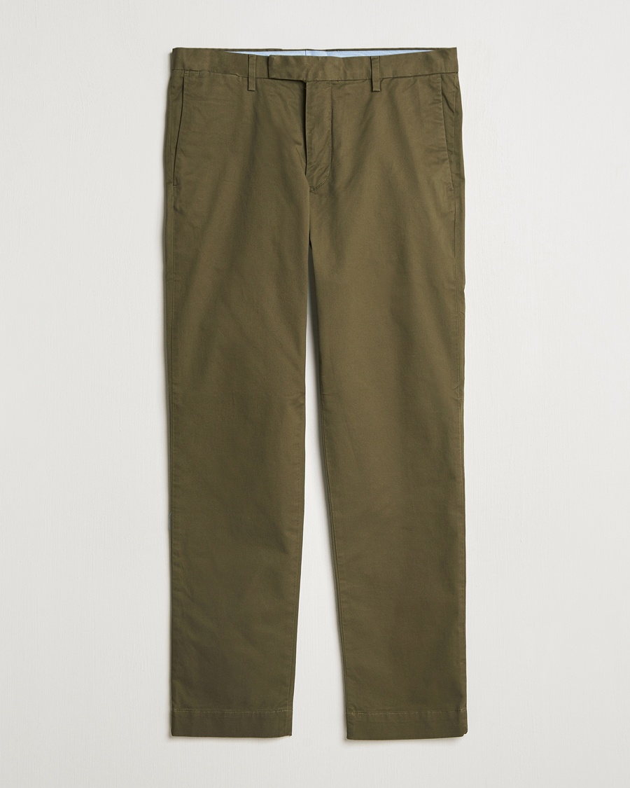 Herr | Polo Ralph Lauren | Polo Ralph Lauren Hudson Slim Fit Stretch Chinos Canopy Olive