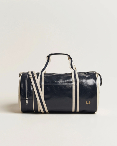 Herr | Fred Perry | Fred Perry Classic Barrel Bag Navy/Ecru