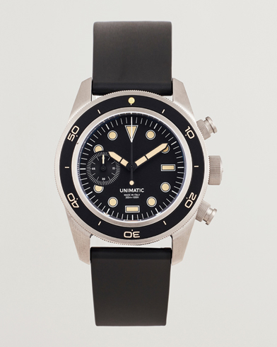 Herr | UNIMATIC | UNIMATIC U3 Heritage Chronograph Diver Black