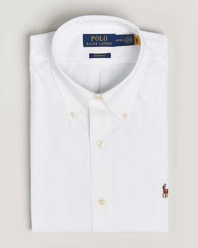 Herr | Polo Ralph Lauren | Polo Ralph Lauren Custom Fit Oxford Dress Shirt White
