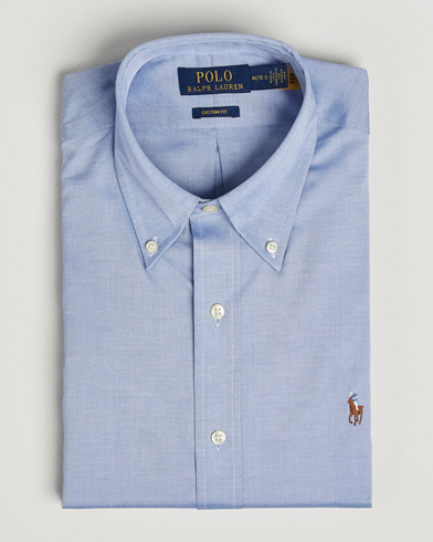 Herr | Polo Ralph Lauren | Polo Ralph Lauren Custom Fit Oxford Dress Shirt True Blue