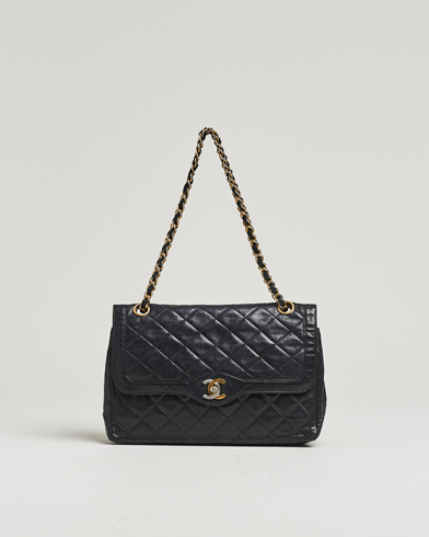 Herr | Chanel Pre-Owned | Chanel Pre-Owned Classic Medium Double Flap Bag Black