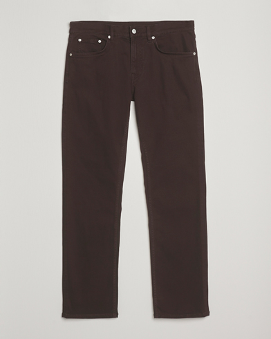 Herr | GANT | GANT Regular Fit Moleskin 5-Pocket Trousers Deep Brown