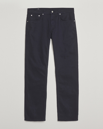 Herr | GANT | GANT Regular Fit Moleskin 5-Pocket Trousers Evening Blue
