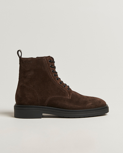 Herr | GANT | GANT Boggar Suede Boot Espresso Brown