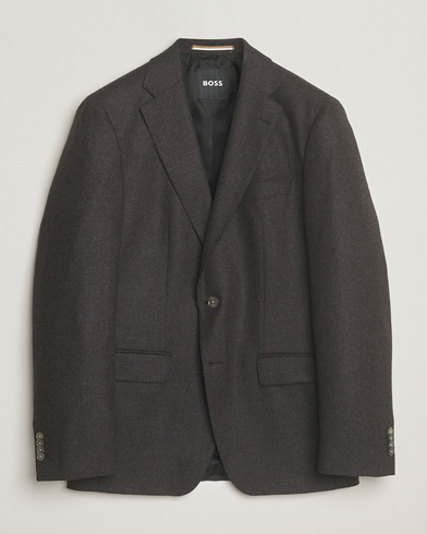 Herr | BOSS BLACK | BOSS BLACK Hutson Wool Blazer Dark Brown