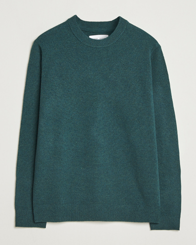 Herr | Samsøe Samsøe | Samsøe Samsøe Isak Knitted Crew Neck Green Gables