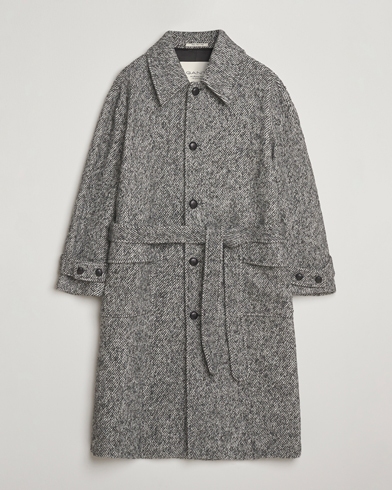 Herr | GANT 240 Mulberry Street | GANT 240 Mulberry Street Tweed Wool Coat Black