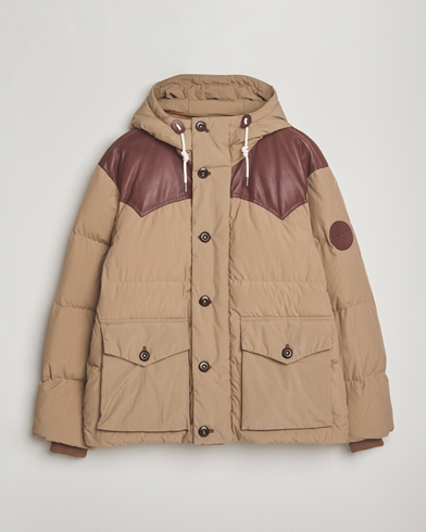 Herr | GANT 240 Mulberry Street | GANT 240 Mulberry Street Cotton Down Hooded Jacket Carmel Beige