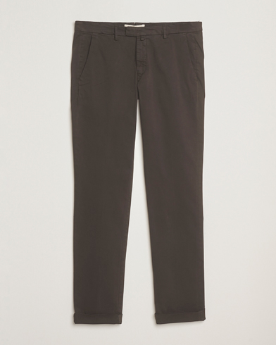 Herr | Briglia 1949 | Briglia 1949 Slim Fit Cotton Stretch Chino Dark Brown