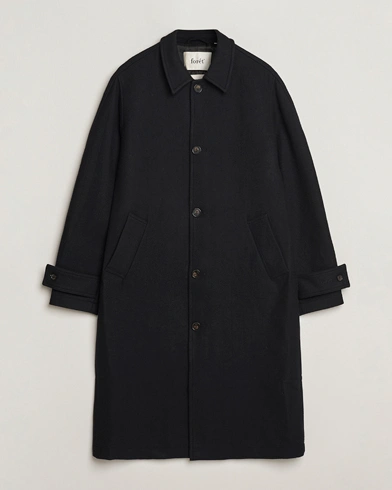 Herr | Forét | Forét Pine Wool Coat Black