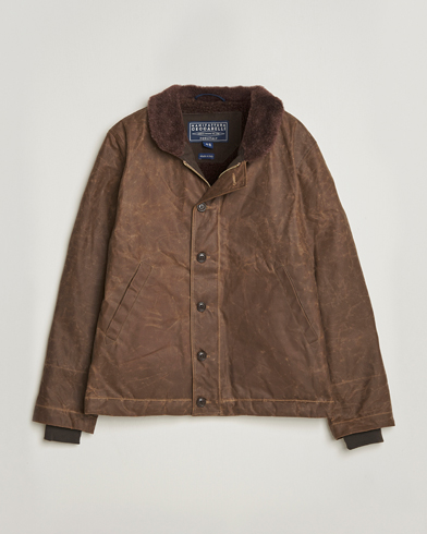Herr | Manifattura Ceccarelli | Manifattura Ceccarelli Deck Jacket Dark Tan