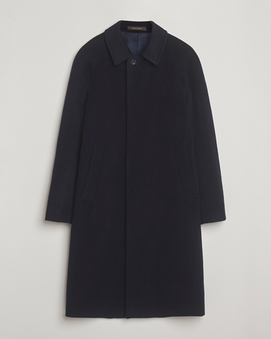 Herr | Oscar Jacobson | Oscar Jacobson Raglan Wool Coat Navy