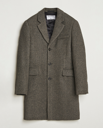 Herr | Filippa K | Filippa K William Wool Textured Coat Driftwood