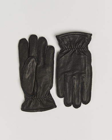 Herr | Polo Ralph Lauren | Polo Ralph Lauren Full Grain Leather Gloves Black