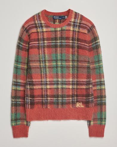 Herr | Polo Ralph Lauren | Polo Ralph Lauren Checked Wool Sweater Red Combo