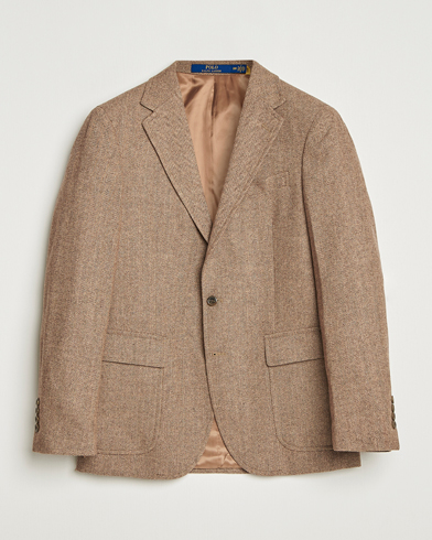 Herr | Polo Ralph Lauren | Polo Ralph Lauren Single Breasted Herringbone Sportcoat Brown/Tan