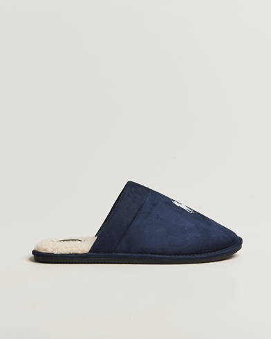 Herr | Polo Ralph Lauren | Polo Ralph Lauren Klarence Dress Slipper Navy/BlackWatch