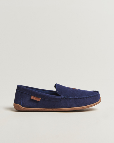 Herr | Polo Ralph Lauren | Polo Ralph Lauren Brenan Slipper Navy Suede