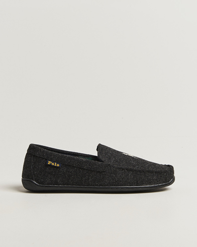 Herr | Polo Ralph Lauren | Polo Ralph Lauren Brenan Wool Slipper Black/Cream