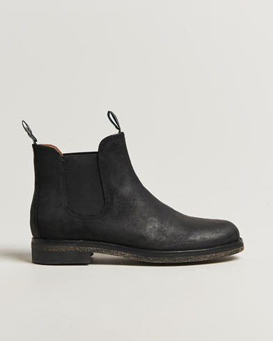 Herr | Polo Ralph Lauren | Polo Ralph Lauren Radford Chelsea Boot Black Rough-Out Suede