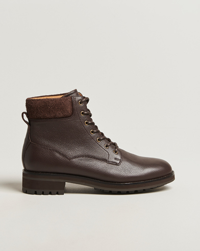 Herr | Polo Ralph Lauren | Polo Ralph Lauren Bryson Mid Boot Dark Brown Calf