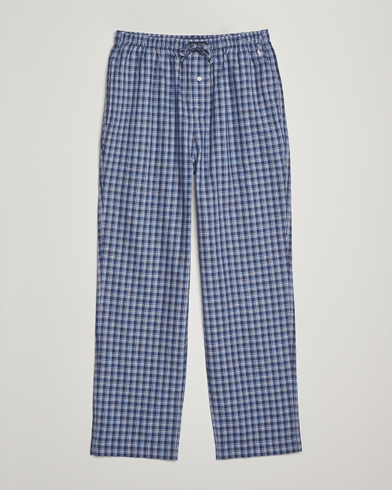 Herr | Polo Ralph Lauren | Polo Ralph Lauren Cotton Checked Pyjama Pants Navy