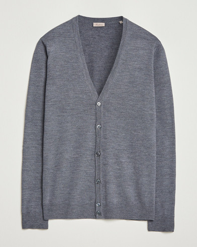Herr | Stenströms | Stenströms Merino Cardigan Grey