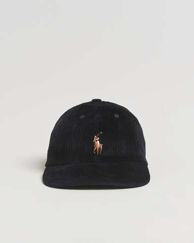 Herr | Polo Ralph Lauren | Polo Ralph Lauren Corduroy Cap Polo Black