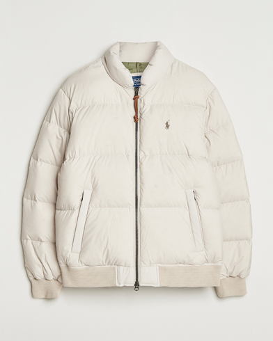 Herr | Polo Ralph Lauren | Polo Ralph Lauren Wyoming Bomber Jacket Khaki Stone