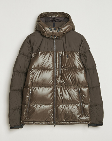 Herr | Polo Ralph Lauren | Polo Ralph Lauren Gorham Mixed Glossy Down Jacket Antique Brown
