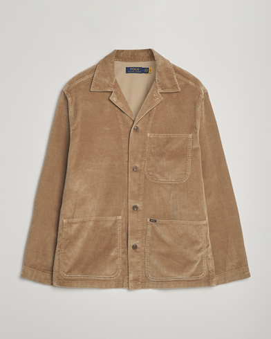 Herr | Polo Ralph Lauren | Polo Ralph Lauren Corduroy Pocket Shirt Montana Khaki