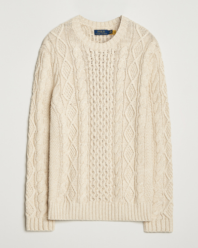 Herr | Polo Ralph Lauren | Polo Ralph Lauren Cotton Marl Pullover Oatmeal