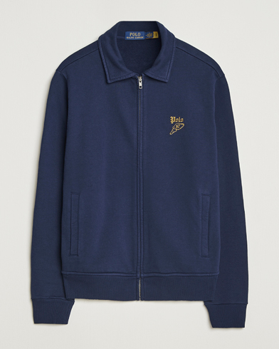 Herr | Polo Ralph Lauren | Polo Ralph Lauren Loopback Terry Full Zip Sweater Cruise Navy