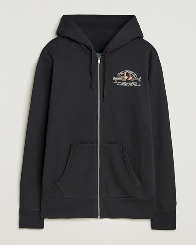 Herr | Polo Ralph Lauren | Polo Ralph Lauren Back Print Full-zip Polo Black