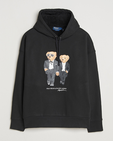Herr | Polo Ralph Lauren | Polo Ralph Lauren Holiday Ricky n Ralph Bear Hoodie Polo Black