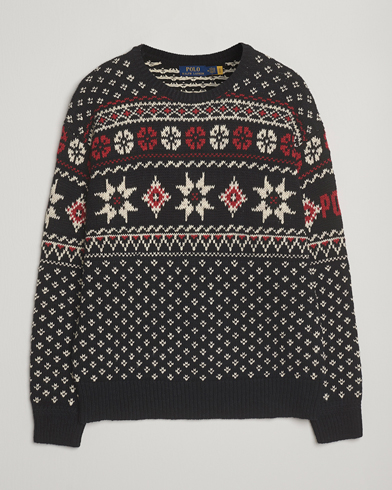 Herr | Polo Ralph Lauren | Polo Ralph Lauren Cotton/Cashmere Sweater Black Combo