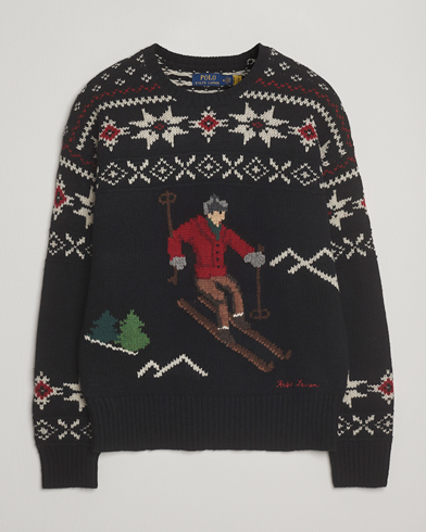 Herr | Polo Ralph Lauren | Polo Ralph Lauren Wool Skier Sweater Black Combo