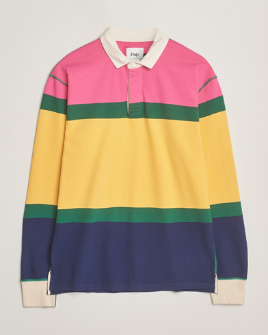 Drake's Multi Panels Rugby Shirt Multi – Flerfärgad